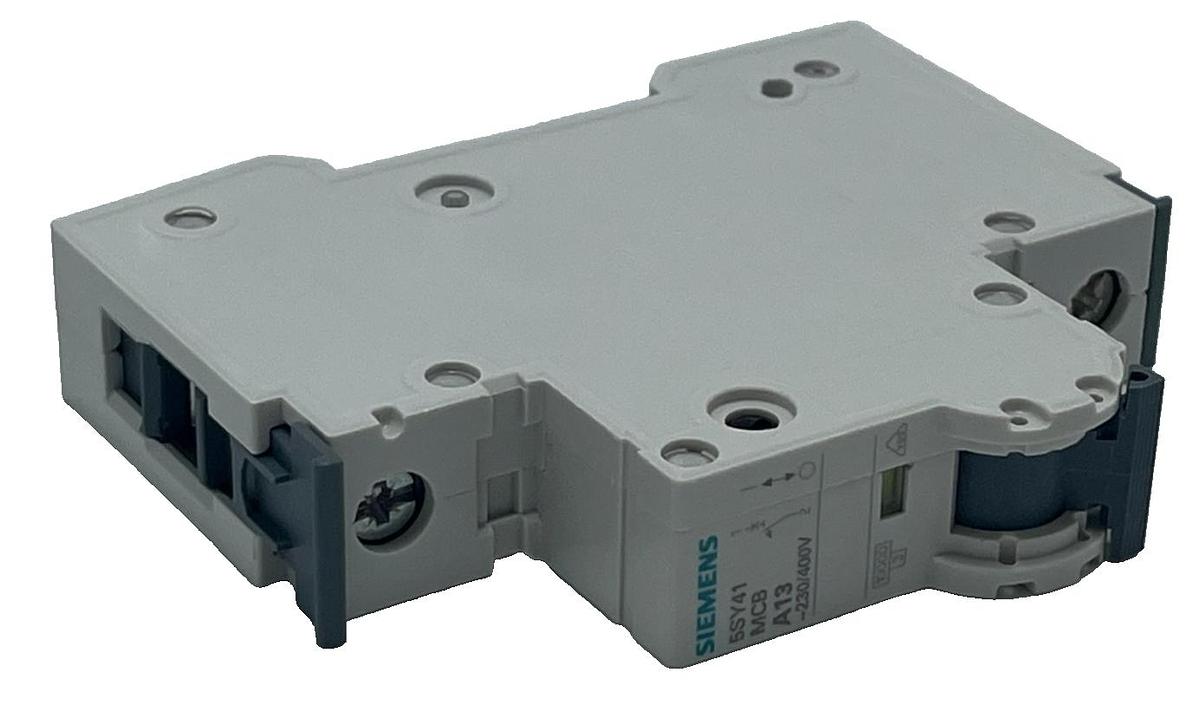 Used Siemens 5SY4 113-5 Miniature Circuit Breaker 13A 1P C-Curve 240/400V DIN Rail