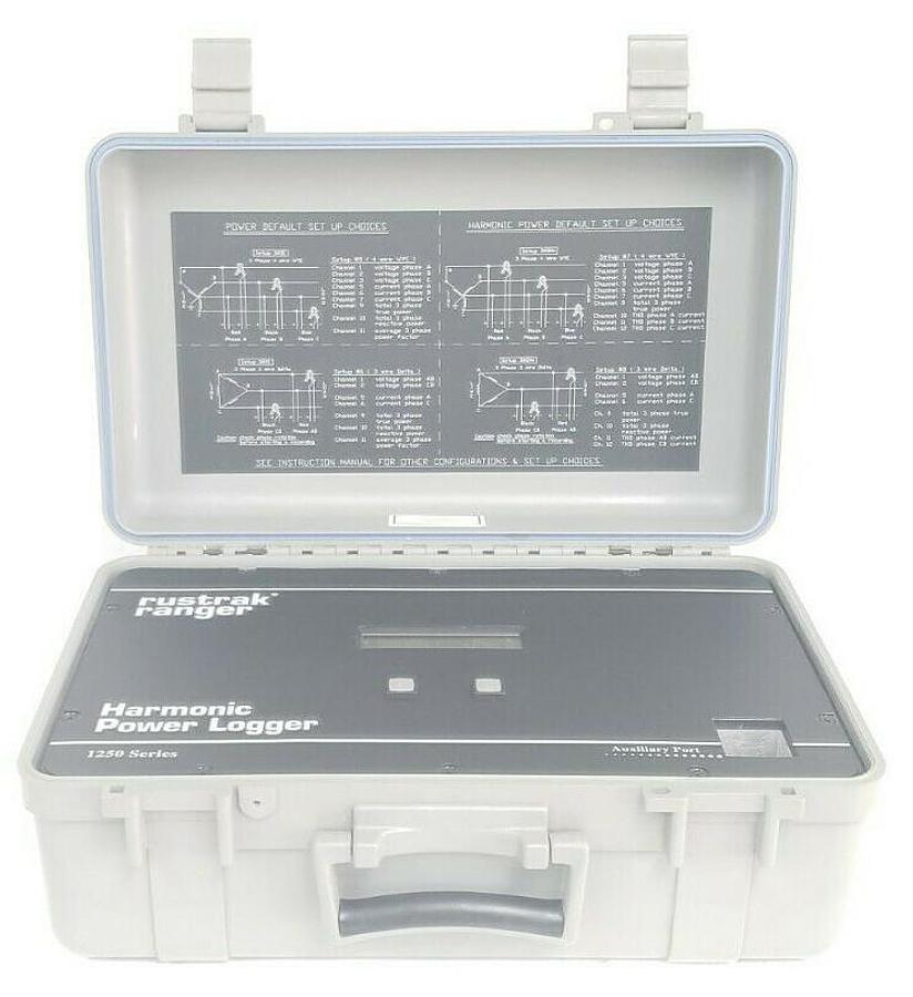 Used RUSTRAK RANGER 1250 SERIES HARMONIC POWER LOGGER RR2-1258-3
