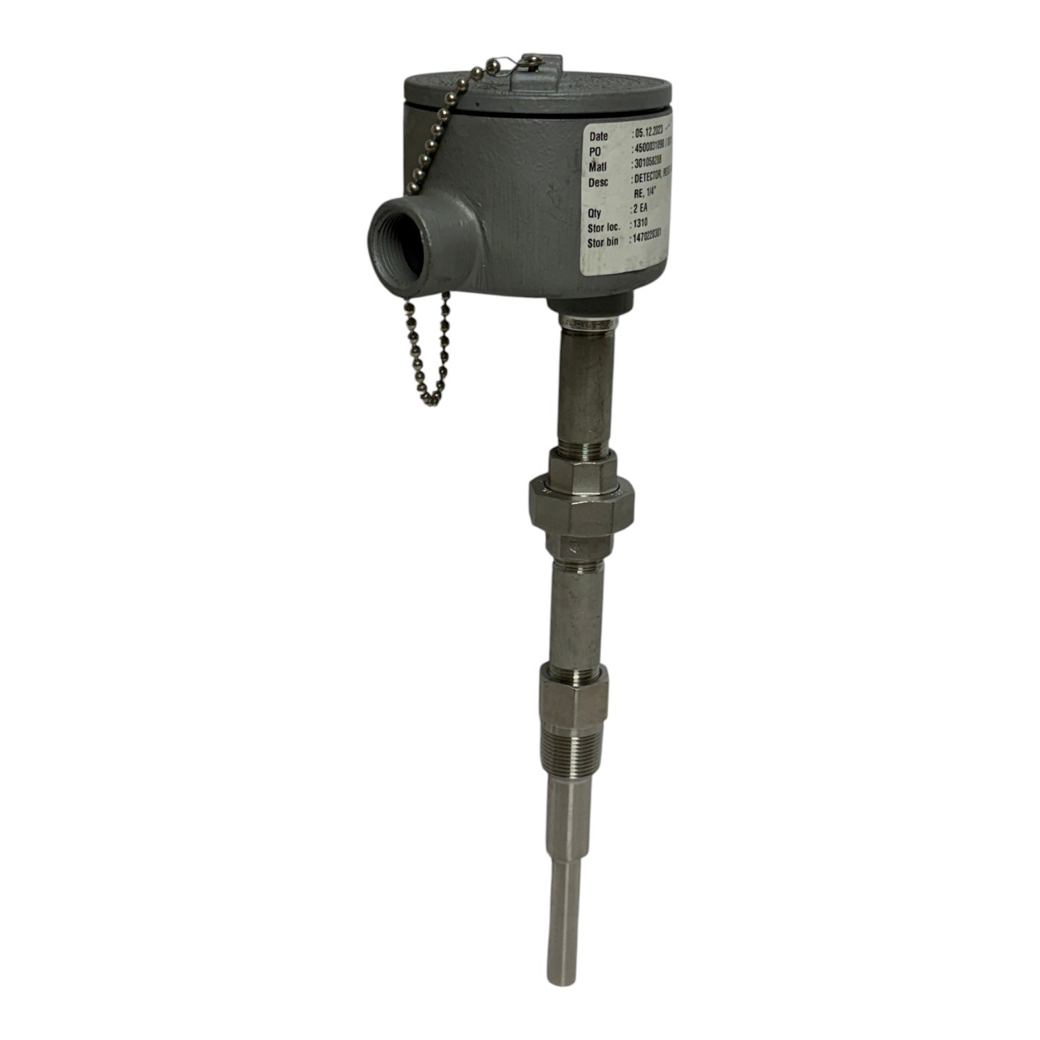 Used Appleton GUA Resistance Temperature Detector 1/4 Inch RTD Sensor New Surplus