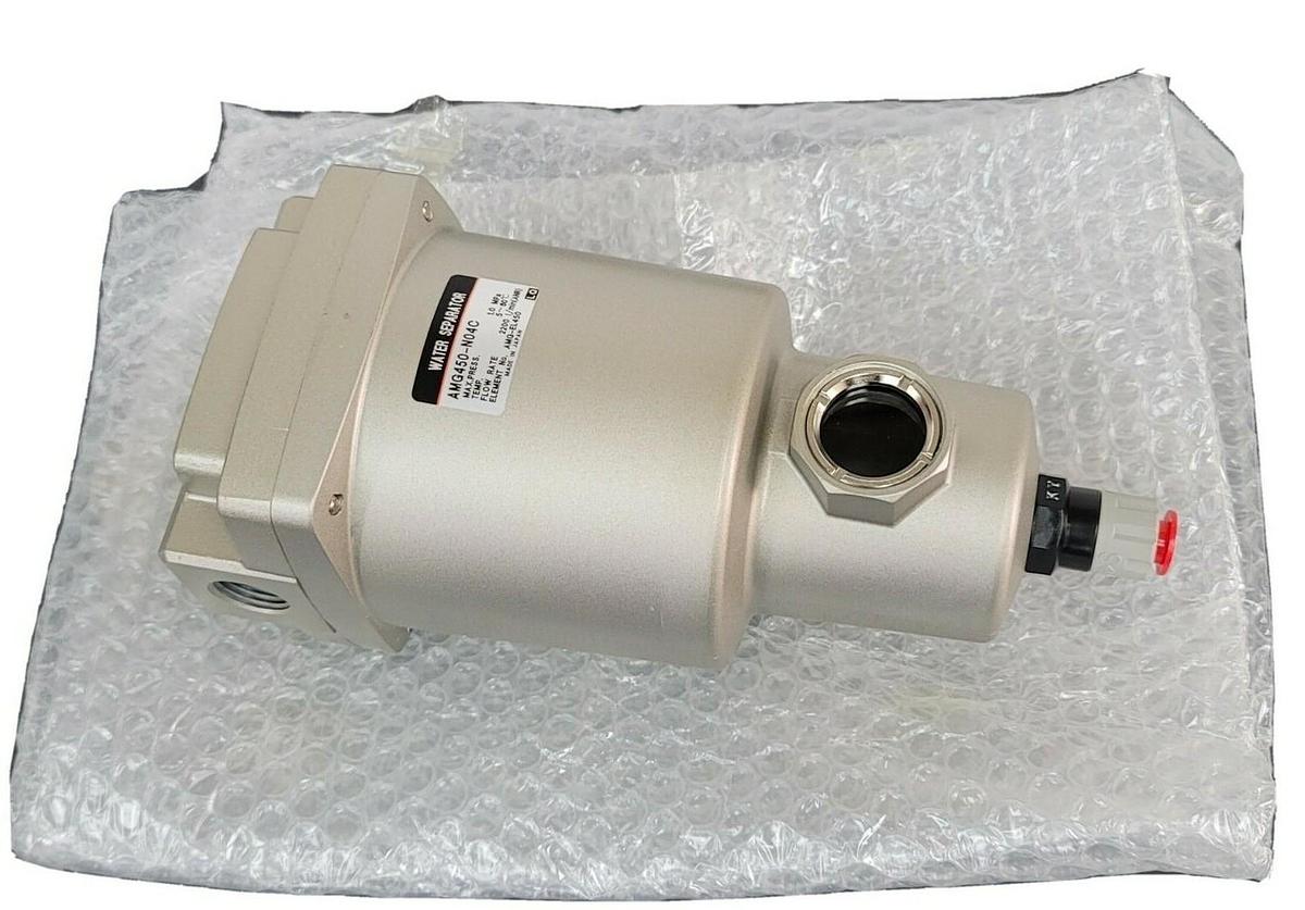 NIB SMC AMG450-N04BC WATER SEPARATOR AMG450N04BC PNEUMATIC DRYER 1/2IN