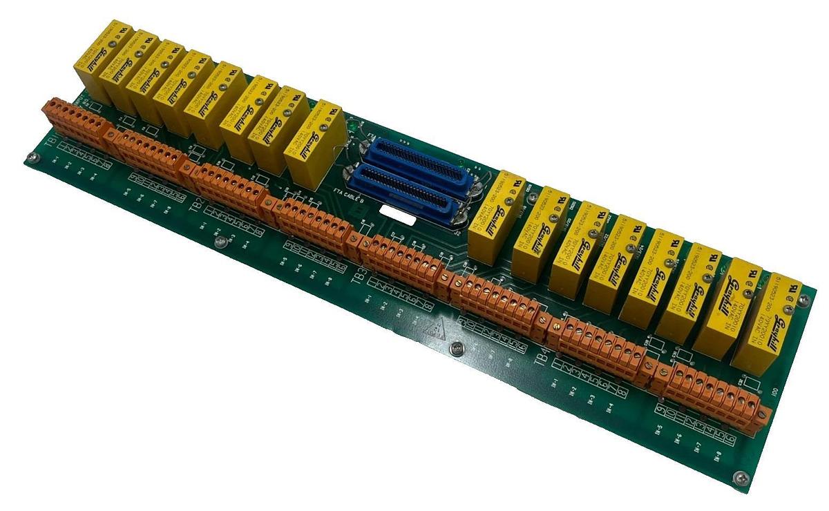 Used HONEYWELL 51304439-100 Iso Dig Input Board Rev D, 15 GRAYHILL 70YY20010 RELAYS