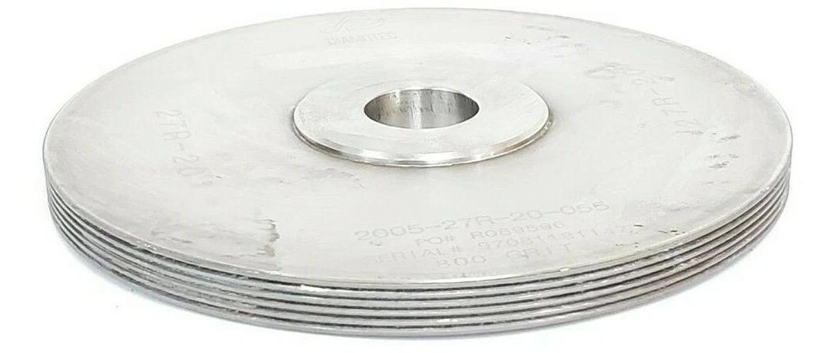 Used DIAMOTEC 2005-27R-20-055 WHEEL 27 11941B R089596 27R-20 800 GRIT