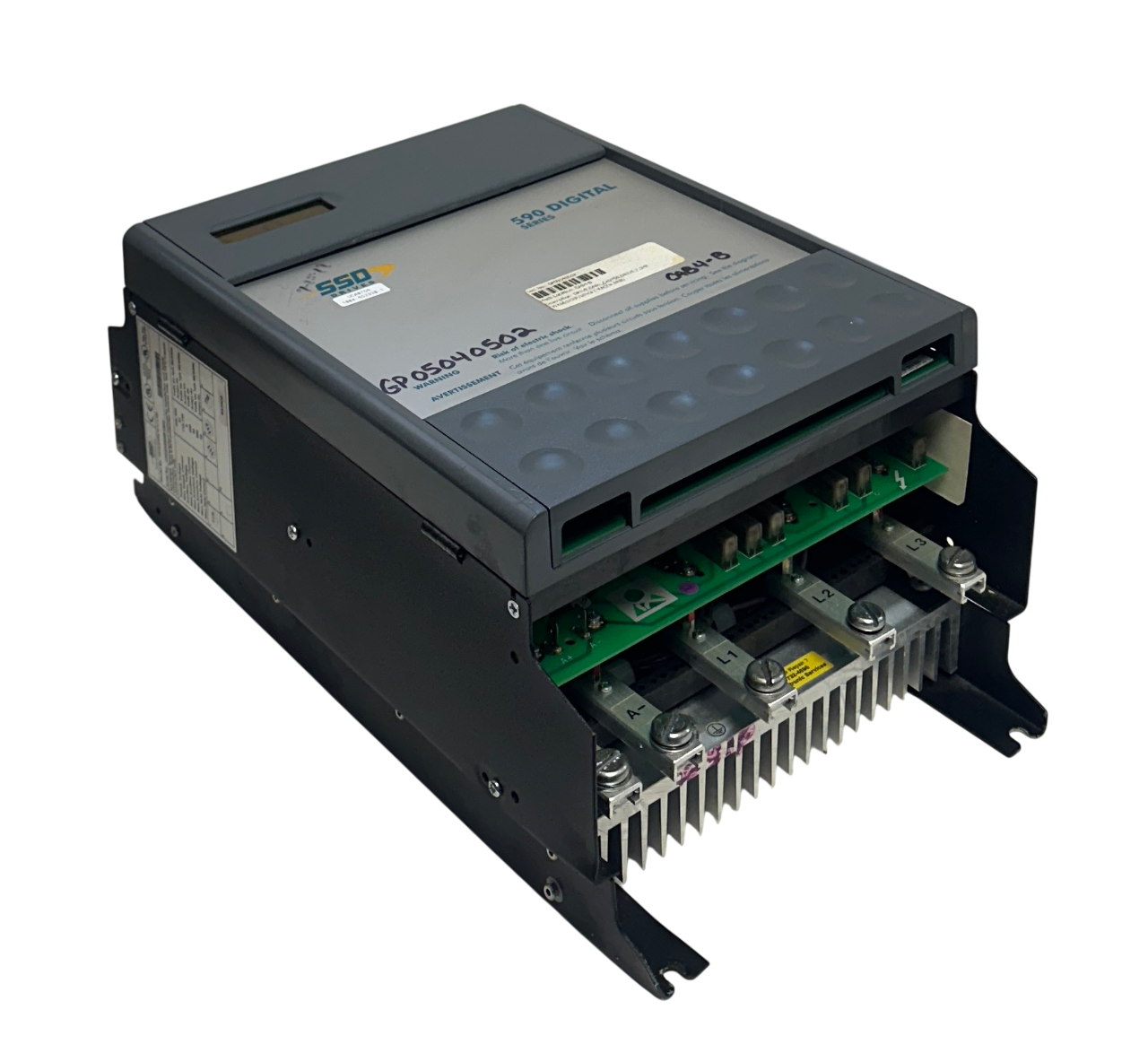 Used PARKER SSD DRIVES 591S/0350/9/1/1/00 / 591S035091100 DRIVE 590 DIGITAL 3PH USNP