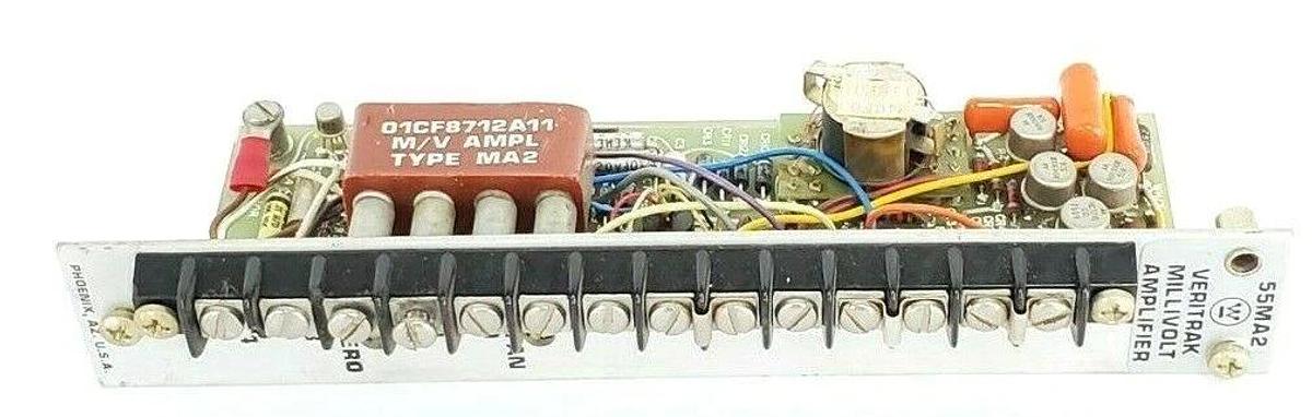 Used WESTINGHOUSE 55MA2 VERITRAK MILLIVOLT AMPLIFIER