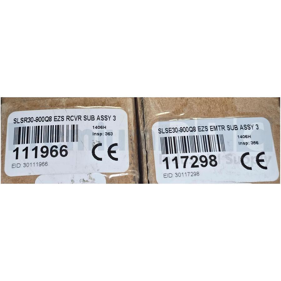 BANNER ENGINEERING SLSP30-900Q88 72392 EZ-SCREEN LIGHT CURTAIN PAIR W/ASSC. NSMP