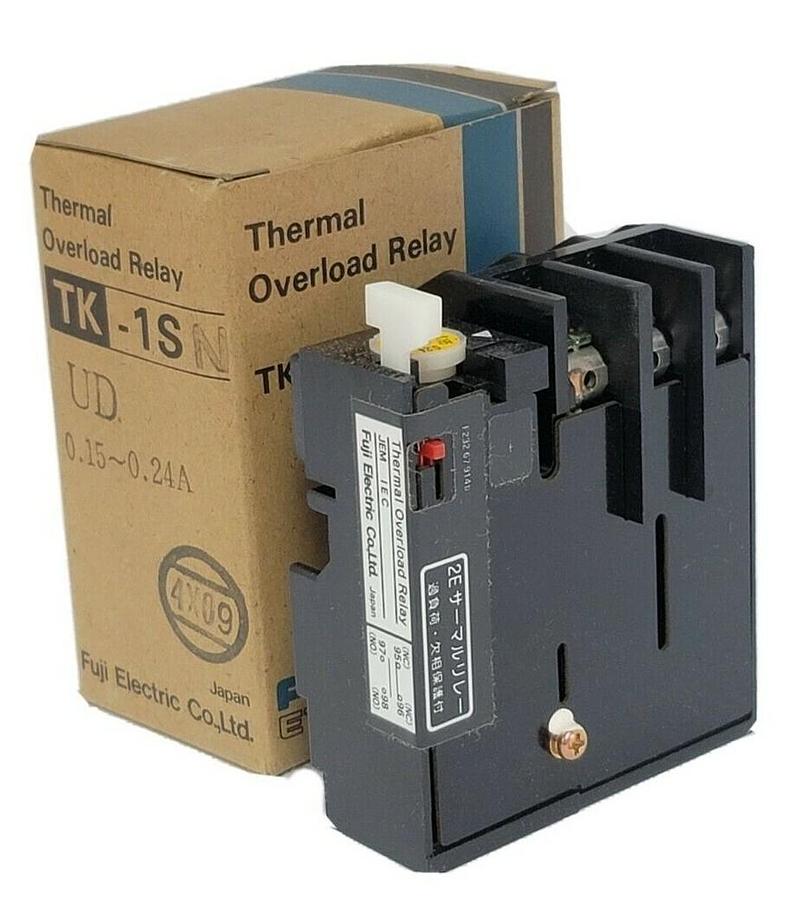 Used NIB FUJI ELECTRIC TK-1SN/UD 0.15-0.24A THERMAL OVERLOAD RELAY TK1SNUD
