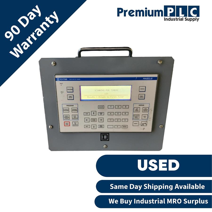 Used SQUARE D 52046-434-50 C1700 DATA ENTRY PANEL MAGELIS XBT-PM027110 5204643450