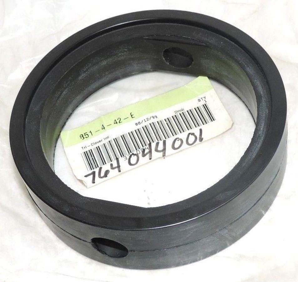 NEW TRI-CLOVER B51-4-42-E VALVE GASKET 4'' B51442E