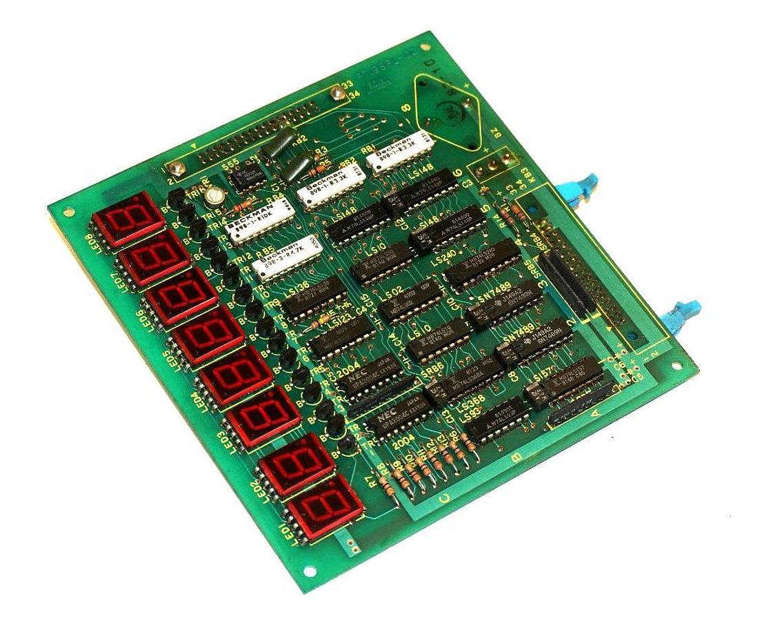 Used HITACHI SEIKI PT.DSPL-02 DISPLAY BOARD PTDSPL02