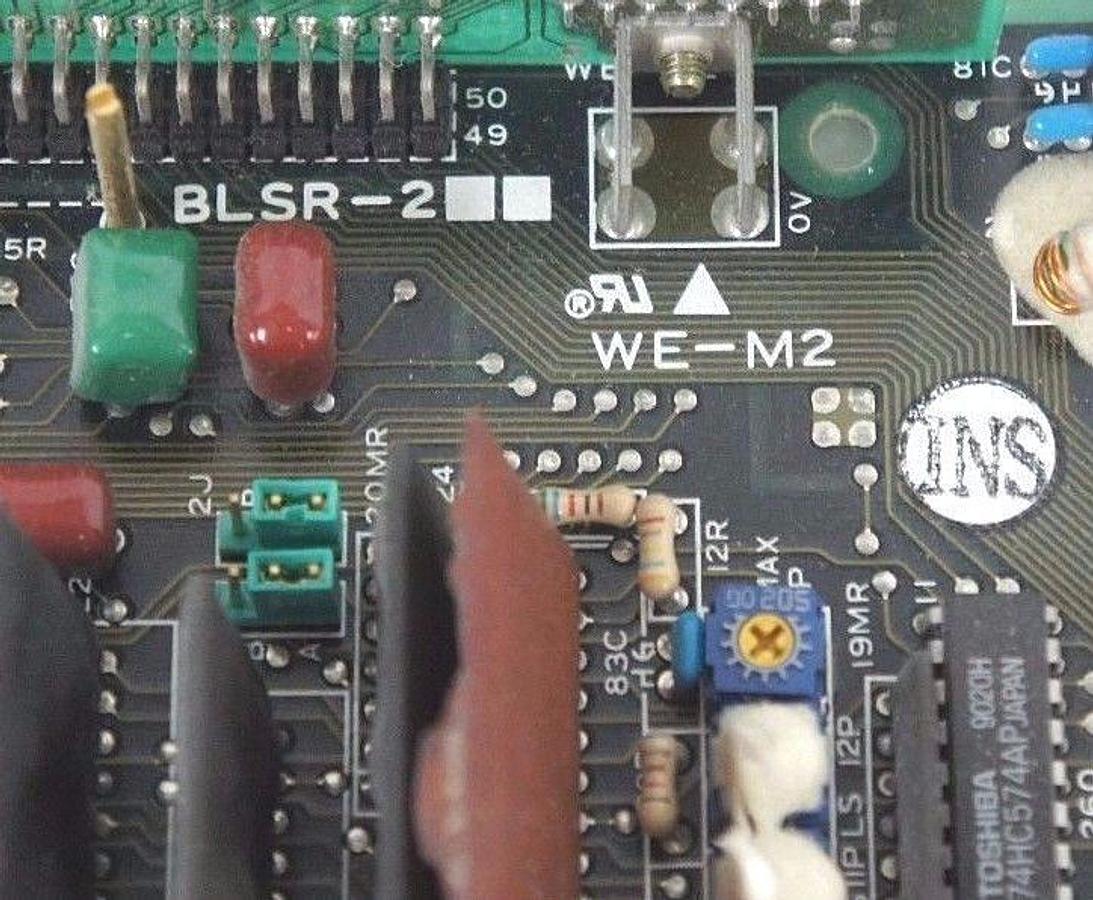 Used RELIANCE ELECTRIC MD-B4003E BOARD BLSR-2 247030025 W/ DSPL-001 WE-M2, MDB4003E