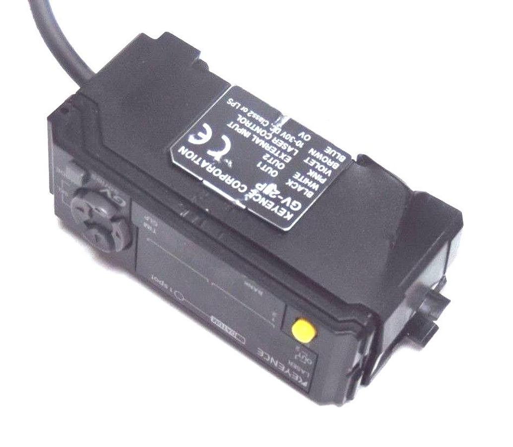 Used KEYENCE GV-21P SENSOR AMPLIFIER GV SERIES, 10/30VDC, GV21P