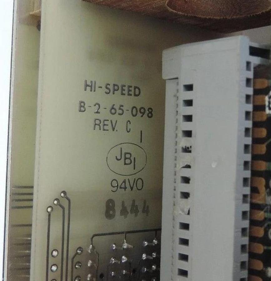 Used HI-SPEED P2-62-122, P2-63-004, B-2-65-098 WEIGHT FEEDBACK MODULE ASSEMBLY