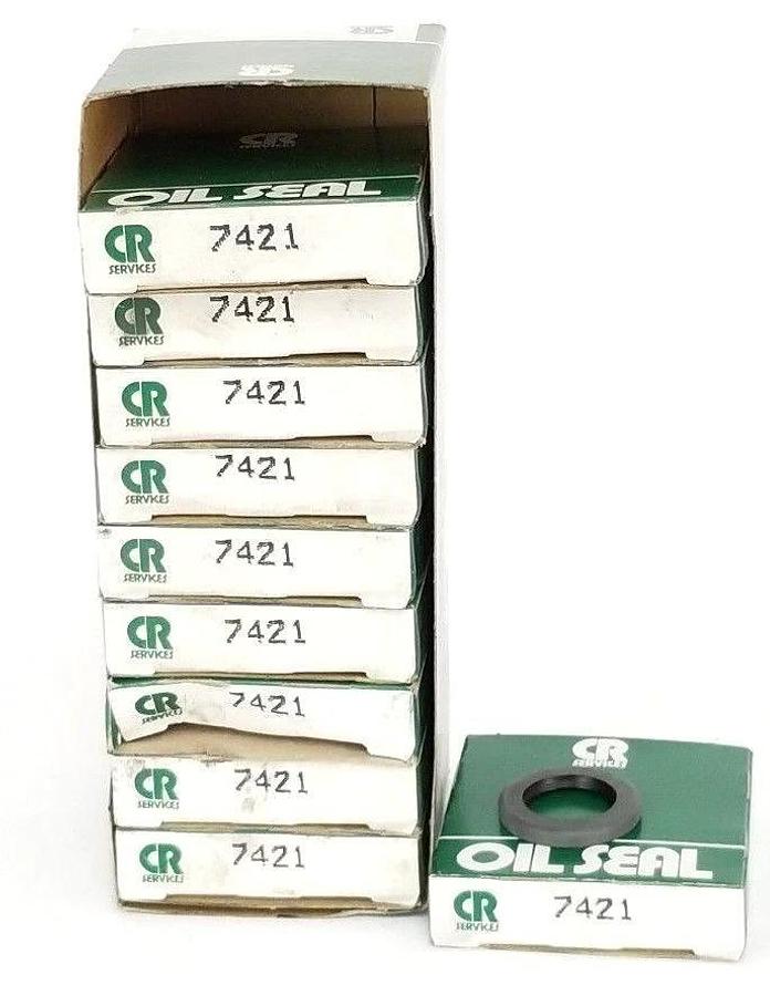 Used LOT OF 10 NIB CHICAGO RAWHIDE 7421 OIL SEALS