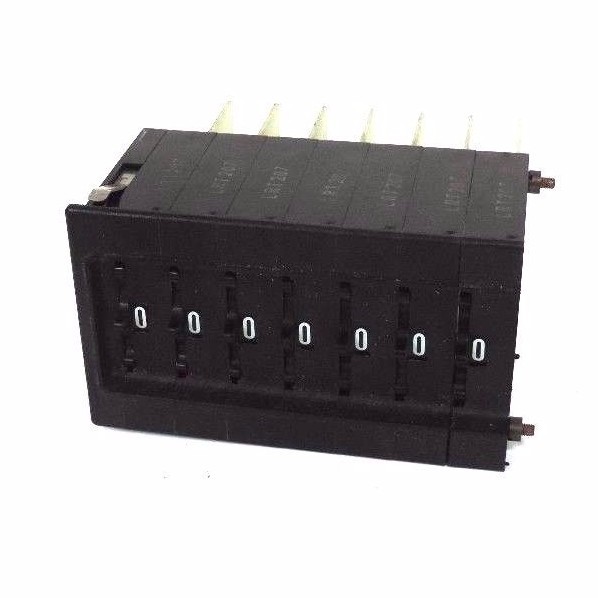Used LOT OF 7 OMRON LRT207 COUNTER MODULES 1334R