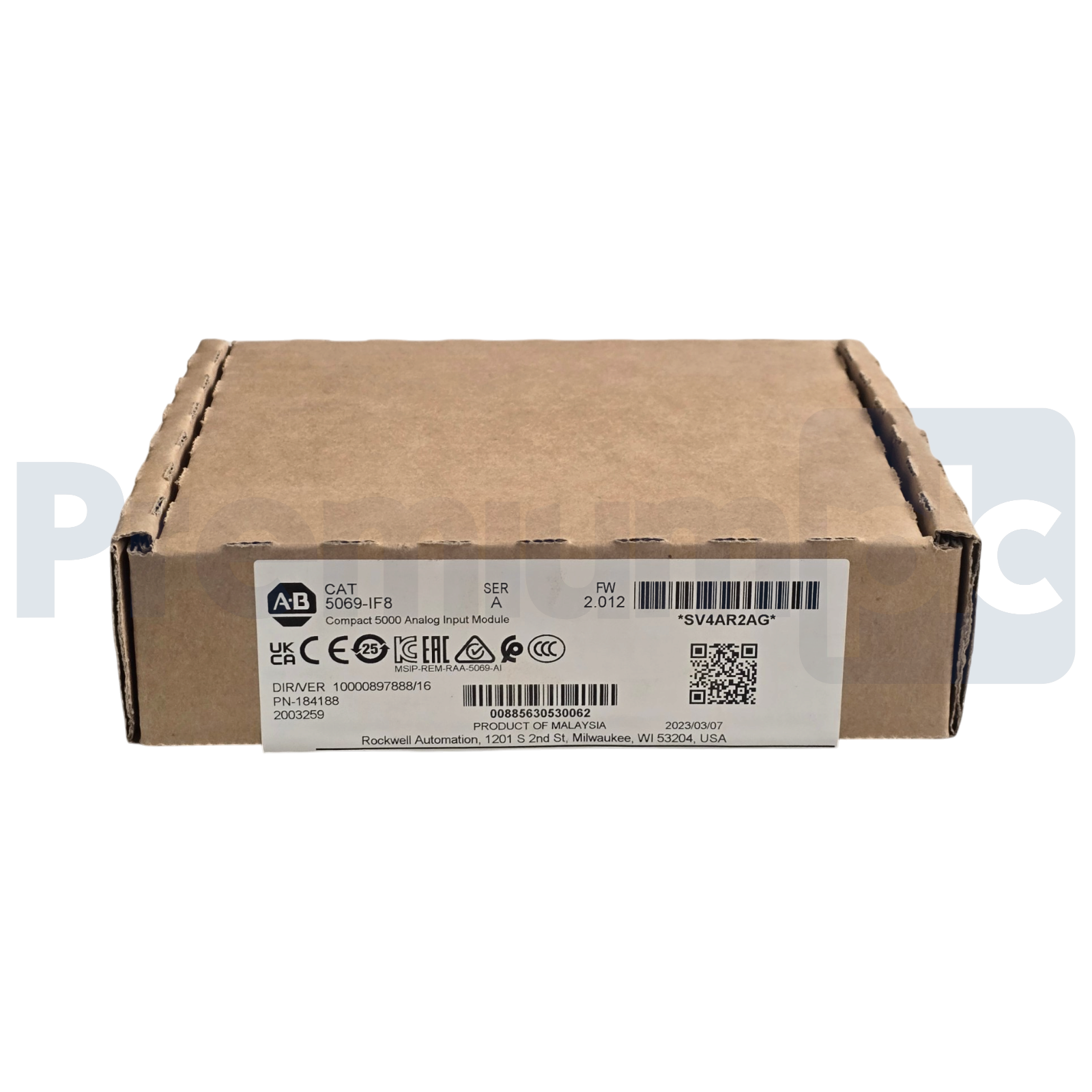 Used Opened Pre-Owned Allen Bradley 5069-IF8 /A Compact 5000 8-Ch Analog Input Module
