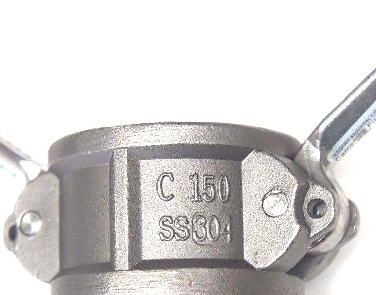 Used LOT OF 5 NEW GOODYEAR C150-SS STAINLESS STEEL COUPLERS 1-1/2", C150SS