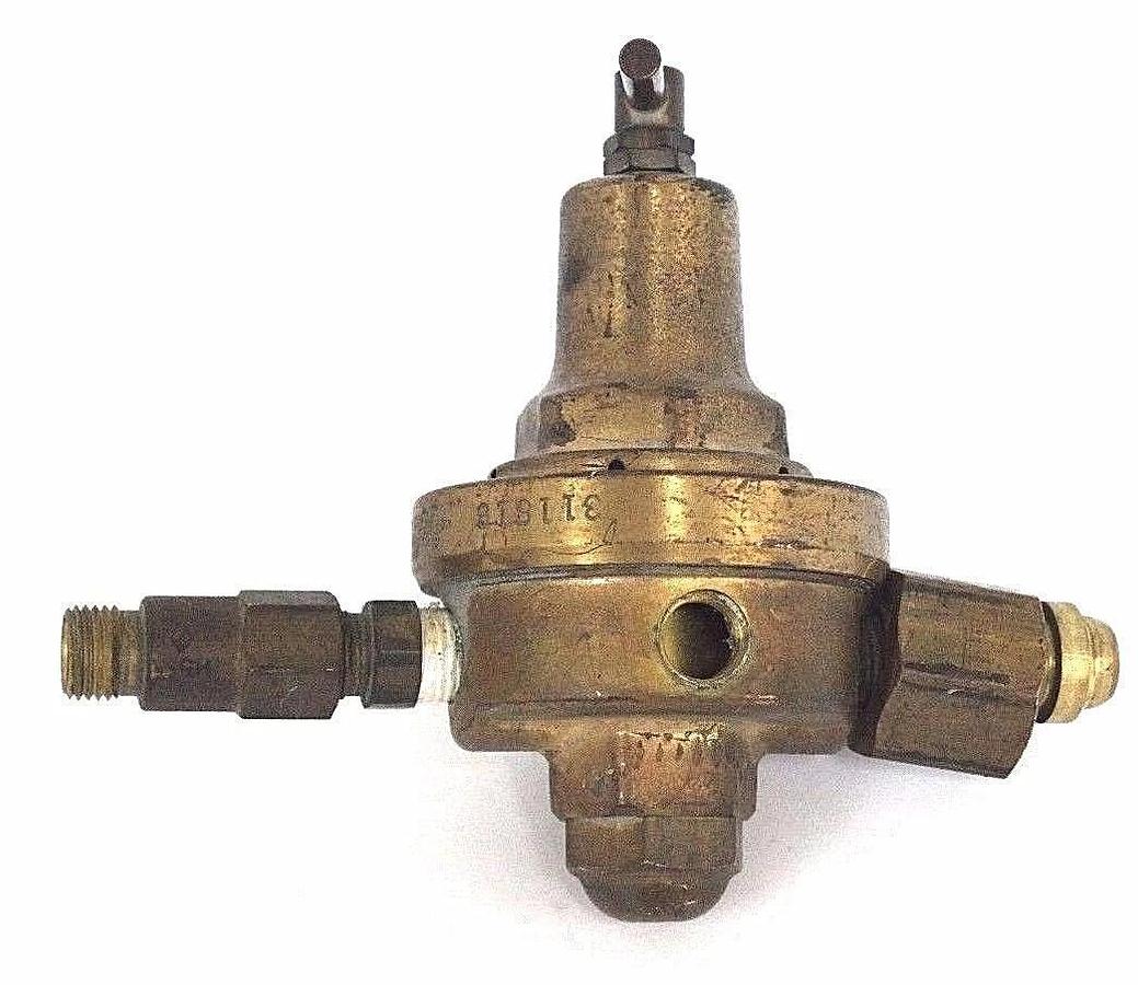 Used VICTOR S500C COMPRESSED GAS REGULATOR 311818, 350PSI