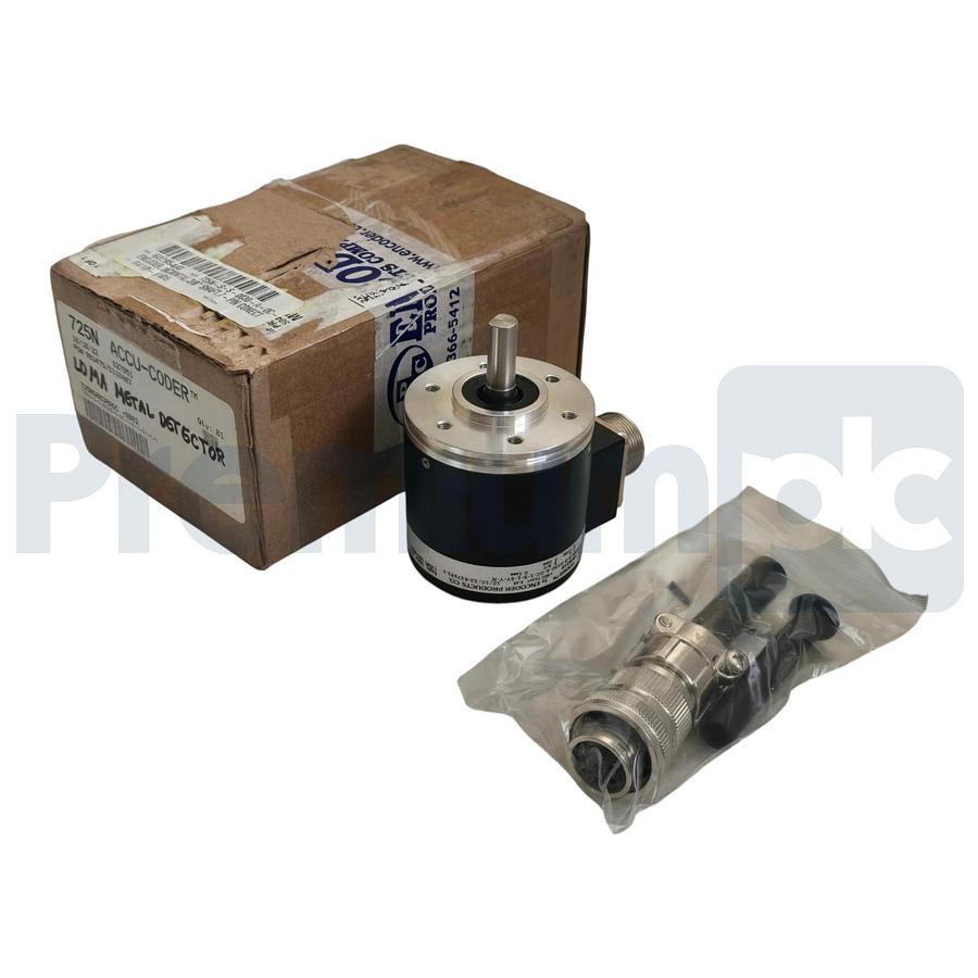 Accu-Coder 725N-S-S-0030-A-OC-1-S-1-SY-Y-N Incremental Shaft Encoder 3/8" 7-Pin