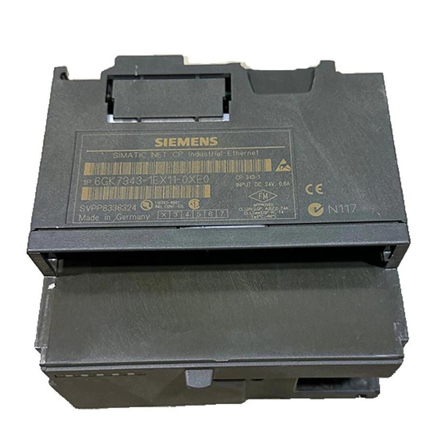 Used SIEMENS 6GK7343-1EX11-0XE0 / 6GK73431EX110XE0 SIMATIC NET CP ETHERNET MODULE
