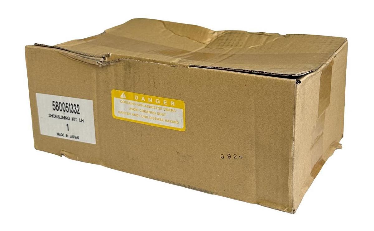 Used NEW YALE 580051332 / YT580051332 OEM SHOE AND LINING KIT LH FOR FORKLIFT