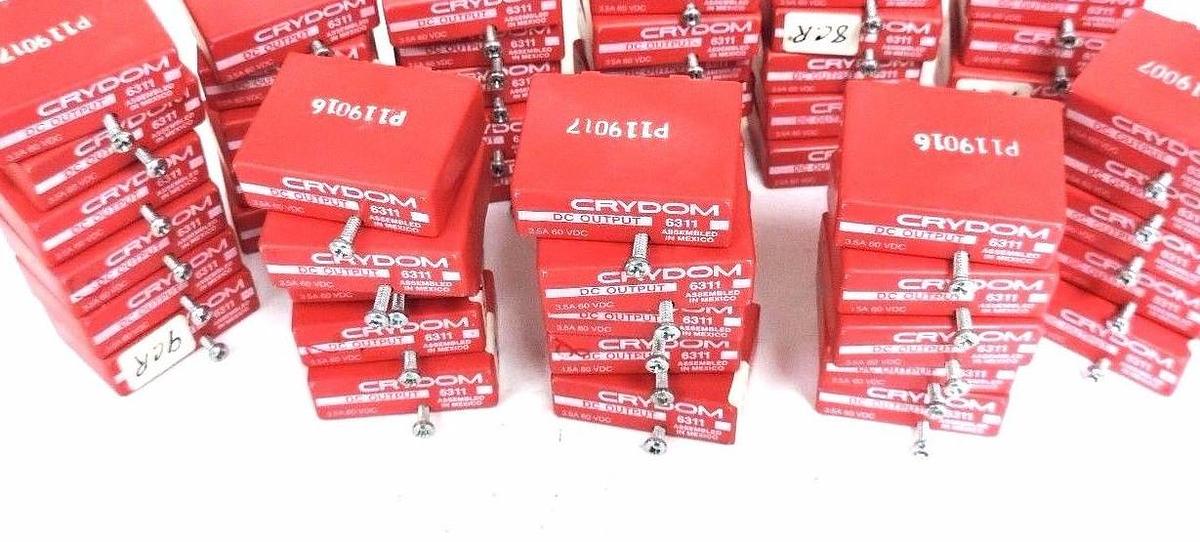 Used LOT OF 51 CRYDOM 6311 I/O MODULES 3.5A, 60VDC