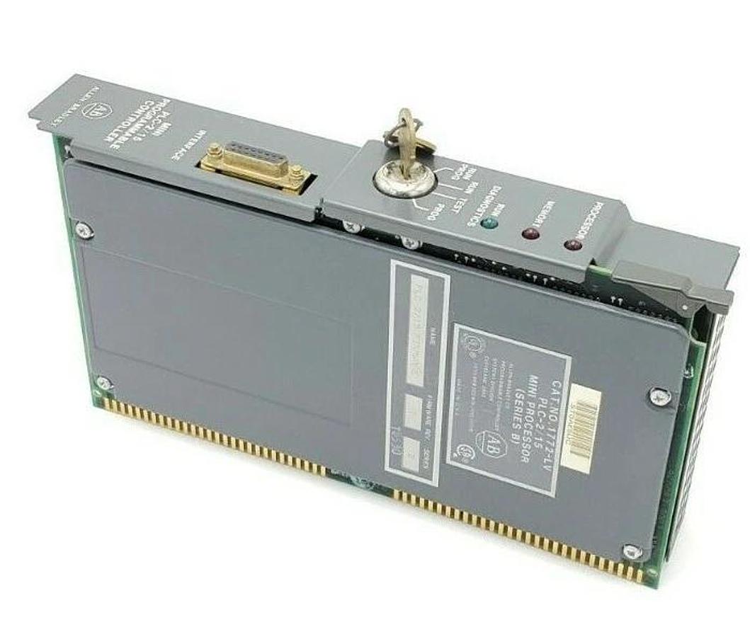 Used ALLEN BRADLEY 1772-LV PLC-2/15 MINI PROCESSOR 1772LV SER. B, F/W REV. 5 W/ KEYS