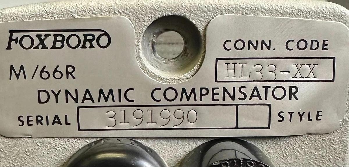 Used FOXBORO 66RC-0LA / 66RC0LA SPECIAL DYNAMIC COMPENSATOR CONTROLLER M/66R 66RC-OLA