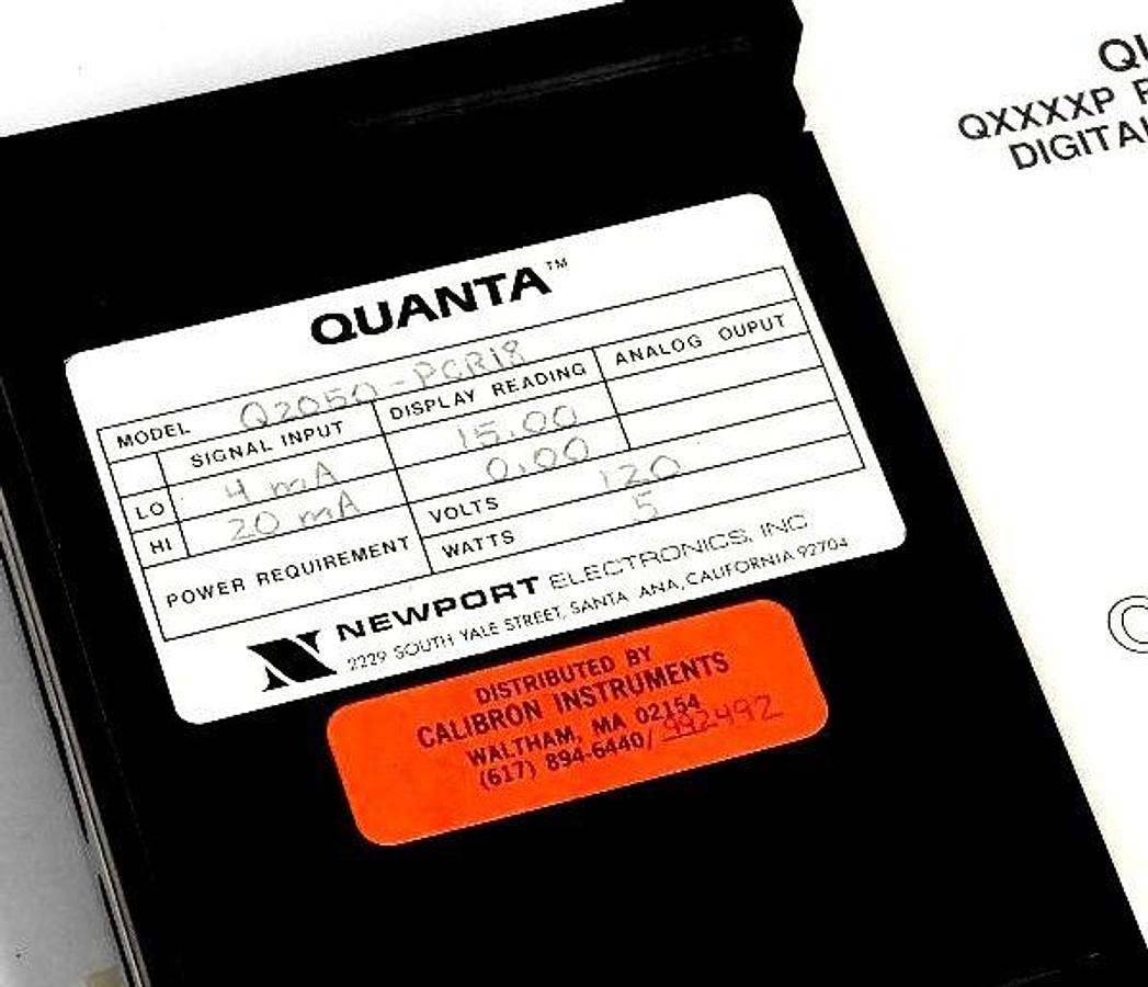 Used NIB NEWPORT QUANTA Q2050-PCR18 OPERATOR INTERFACE PANEL 4-20mA DC Q2050PCR18