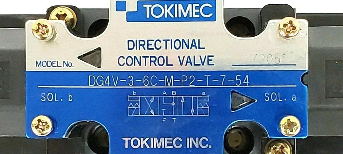 NEW TOKIMEC DG4V-3-6C-M-P2-T-7-54 DIRECTIONAL CONTROL VALVE A100, DG4V36CMP2T754