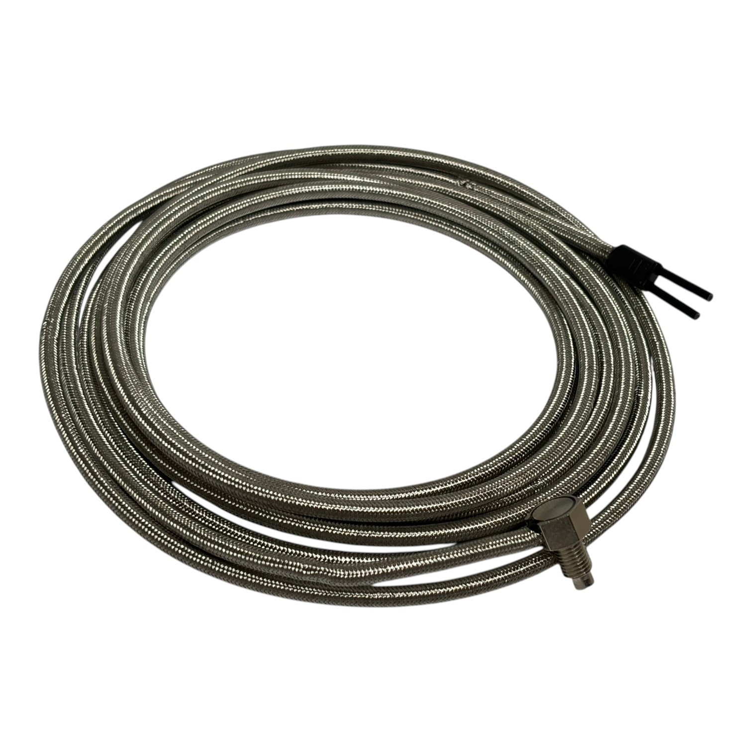 Used Keyence FU-67TG3 Hex Head Diffuse Fiber Optic Sensor Armored Cable FU-67TG New