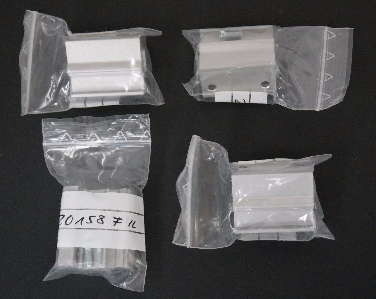Used LOT OF 4 NEW PARKER 20158FIL E1 SIDE MOUNTS 32MM OSP