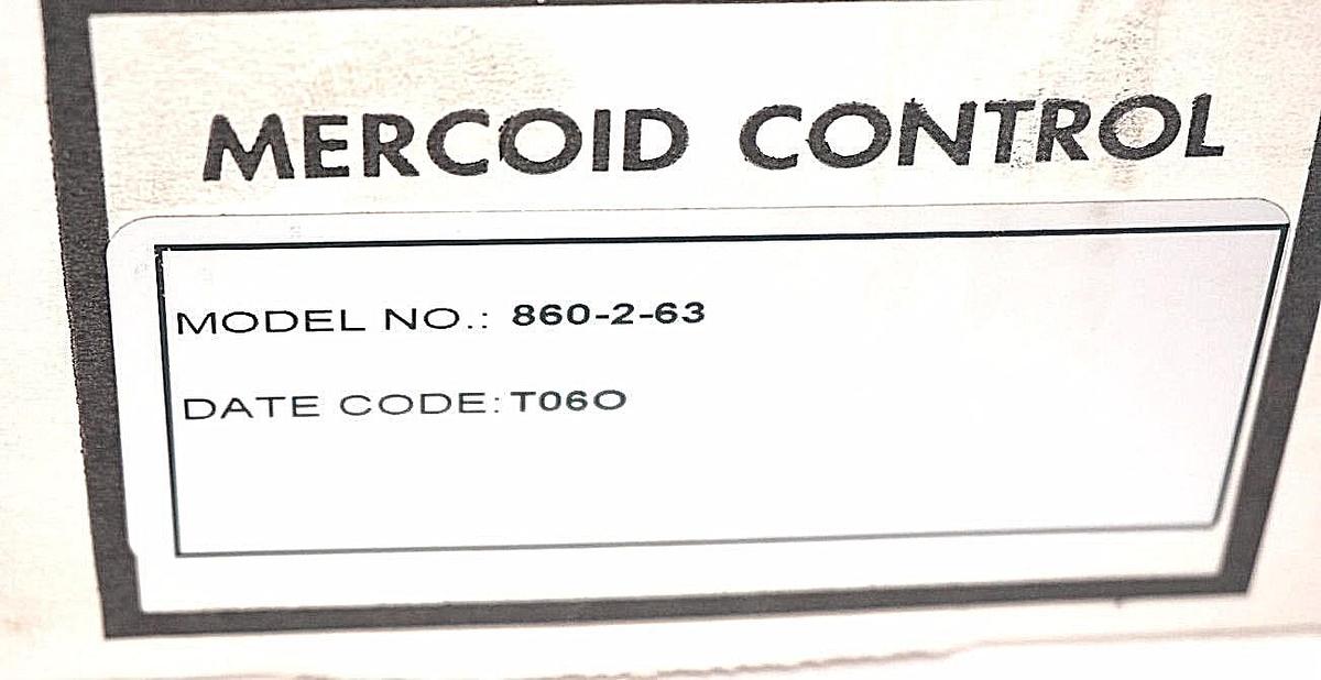 Used NEW DWYER MERCOID CONTROL 860-2-63 THERMOSTAT 860263