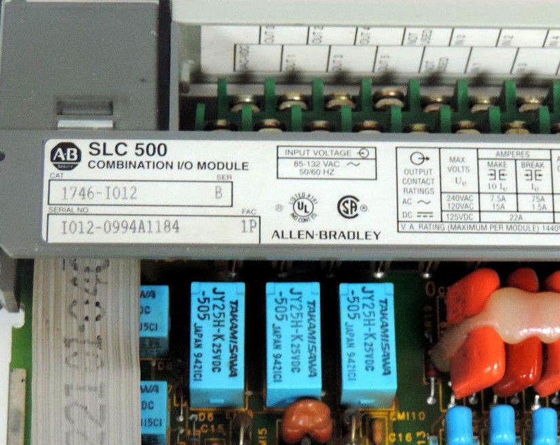 Used ALLEN BRADLEY 1746-IO12 I/O MODULE SER. B FAC. 1P 1746IO12