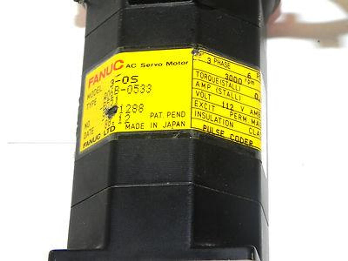 Used FANUC A06B-0533-B551 3-0S AC SERVO MOTOR A06B0533B551