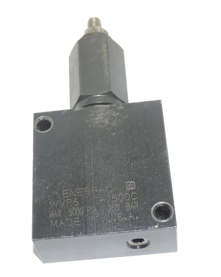 Used ENERPAC WVP5 SEQUENCE VALVE WVP5 A1500C, MAX 5000 PSI