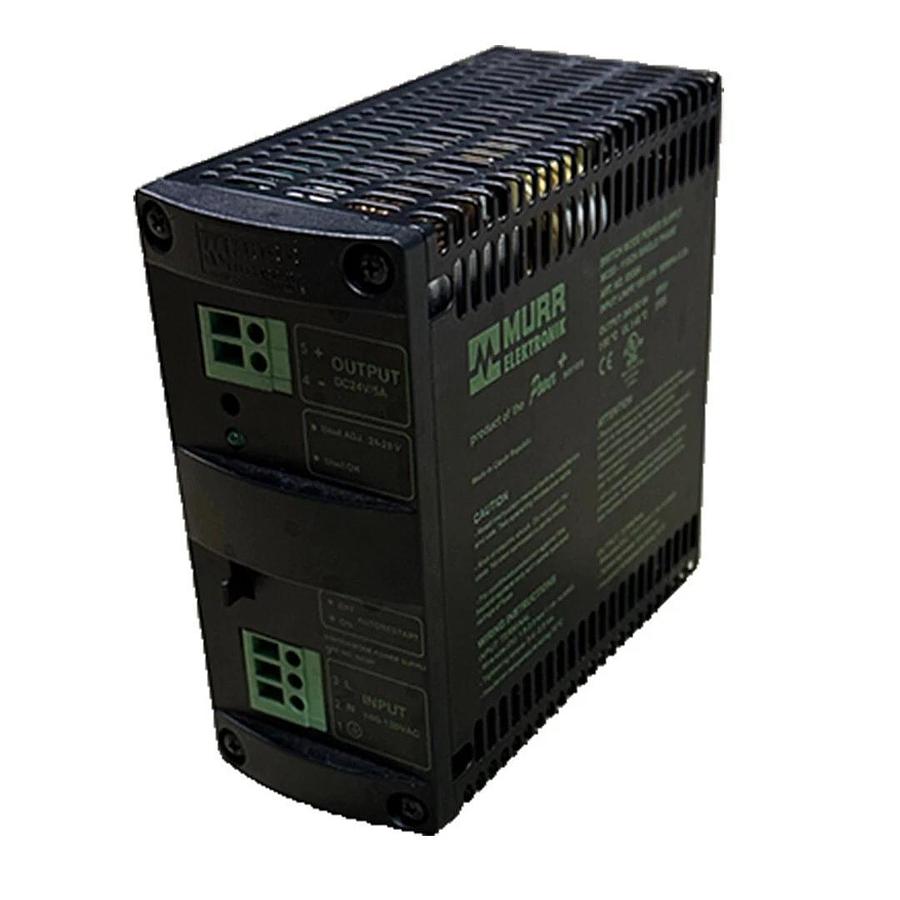 Used MURR ELEKTRONIK MCS5-115/24 SWITCH MODE POWER SUPPLY 50/60Hz 110/120V 85084