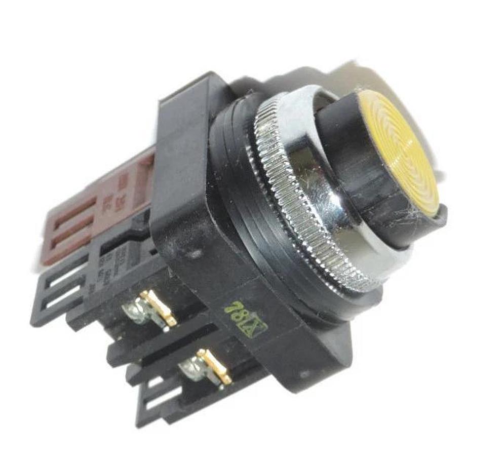 Used FUJI AH30-GY11 PUSHBUTTON YELLOW AH30GY11 600V AH30-G