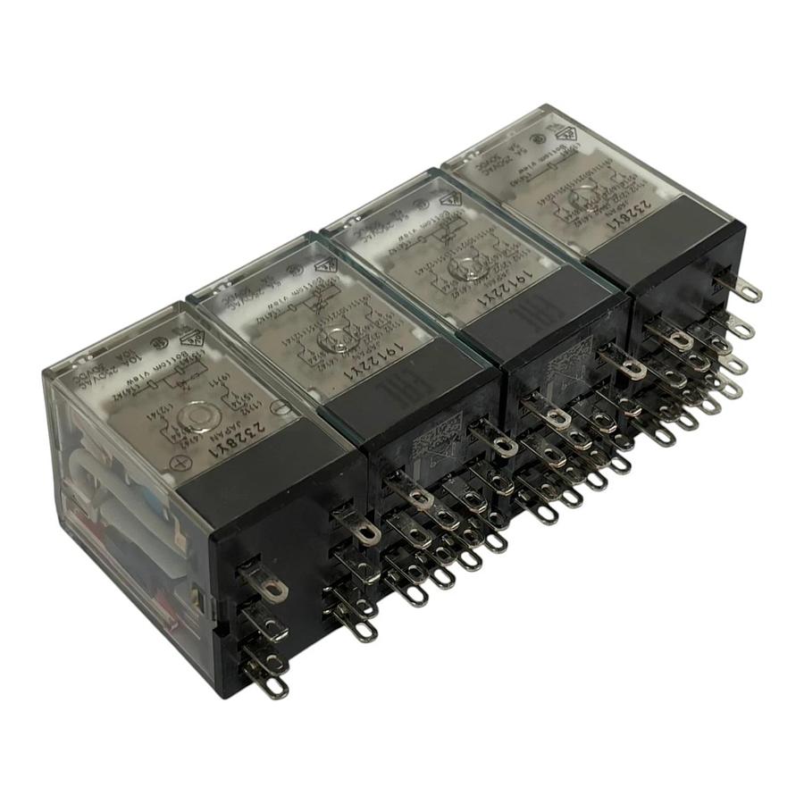 Lot of 4 Omron MY4IN 24VDC Miniature Power Relays 4PDT 14-Pin New Surplus