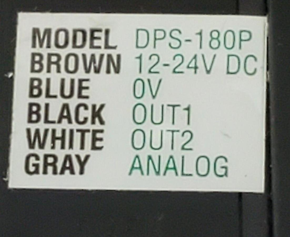 Used NUMATICS DPS-180P PRESSURE SENSOR DIGITAL 2M CABLE 12-24VDC, DPS180P