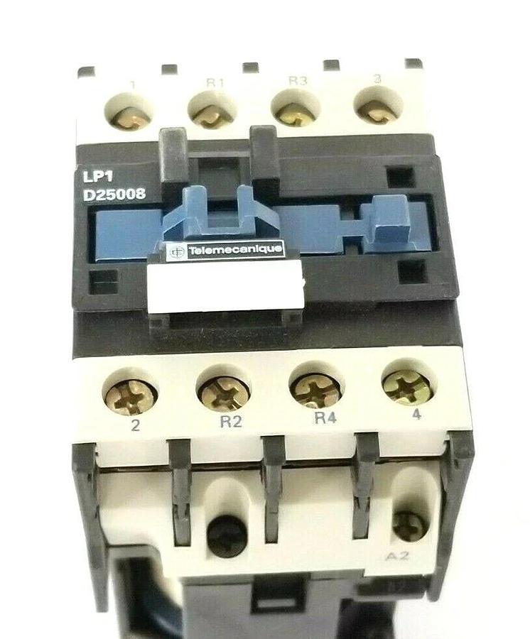 Used NEW TELEMECANIQUE LP1-D25008JD CONTACTOR 25A 600V LP1D25008JD