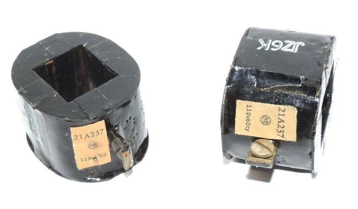 Used LOT OF 2 ALLEN BRADLEY 21A237 COILS 110V 60CY