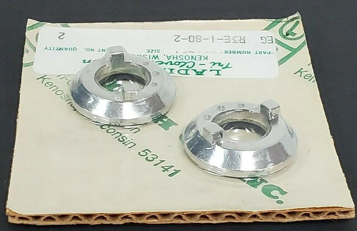 Used LOT OF 2 NEW TRI-CLOVER EG R3E-1-80-2 SEAL RINGS
