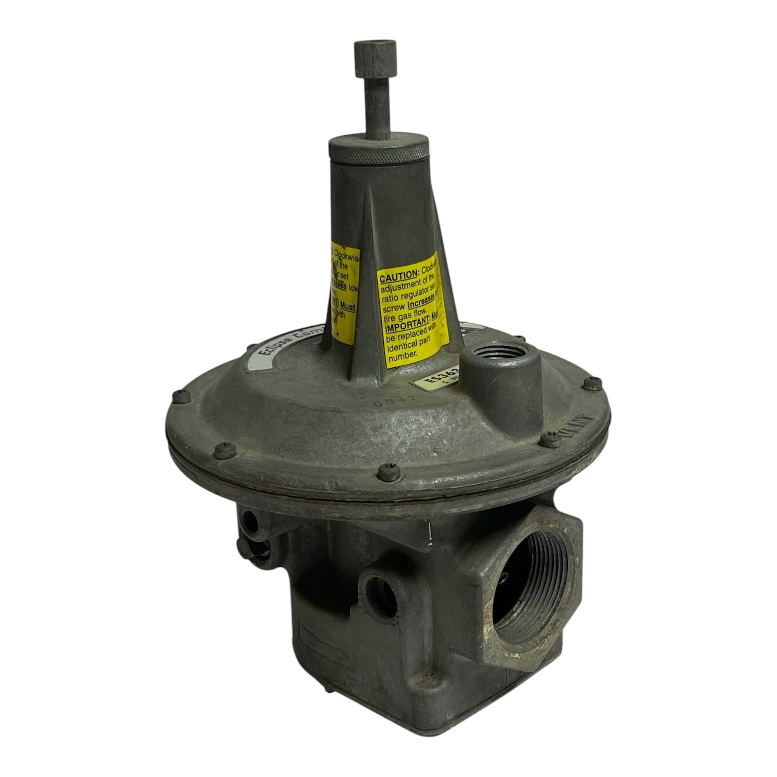 Used Eclipse Combustion ES363 Ratio Regulator 1-1/2" NPT 5 PSI Max