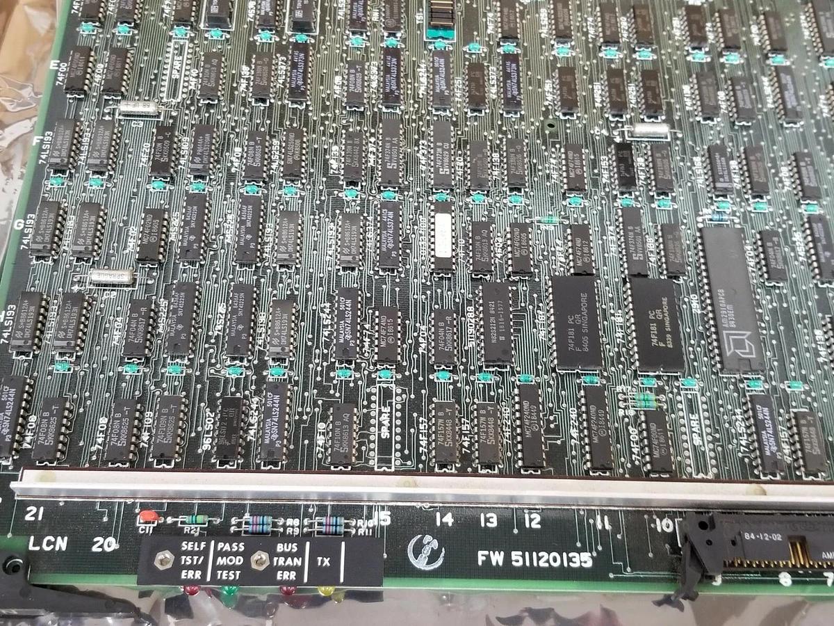 NEW HONEYWELL 51400667-100 ENHANCED LCN BOARD REV. G 51120135 4-07-40-6-0554