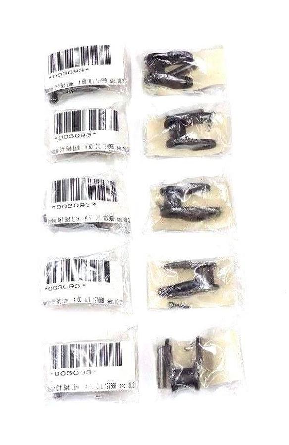 LOT OF 10 NIB MORSE #60 O/L 127868 MASTER OFF SET LINKS, 60OL127868