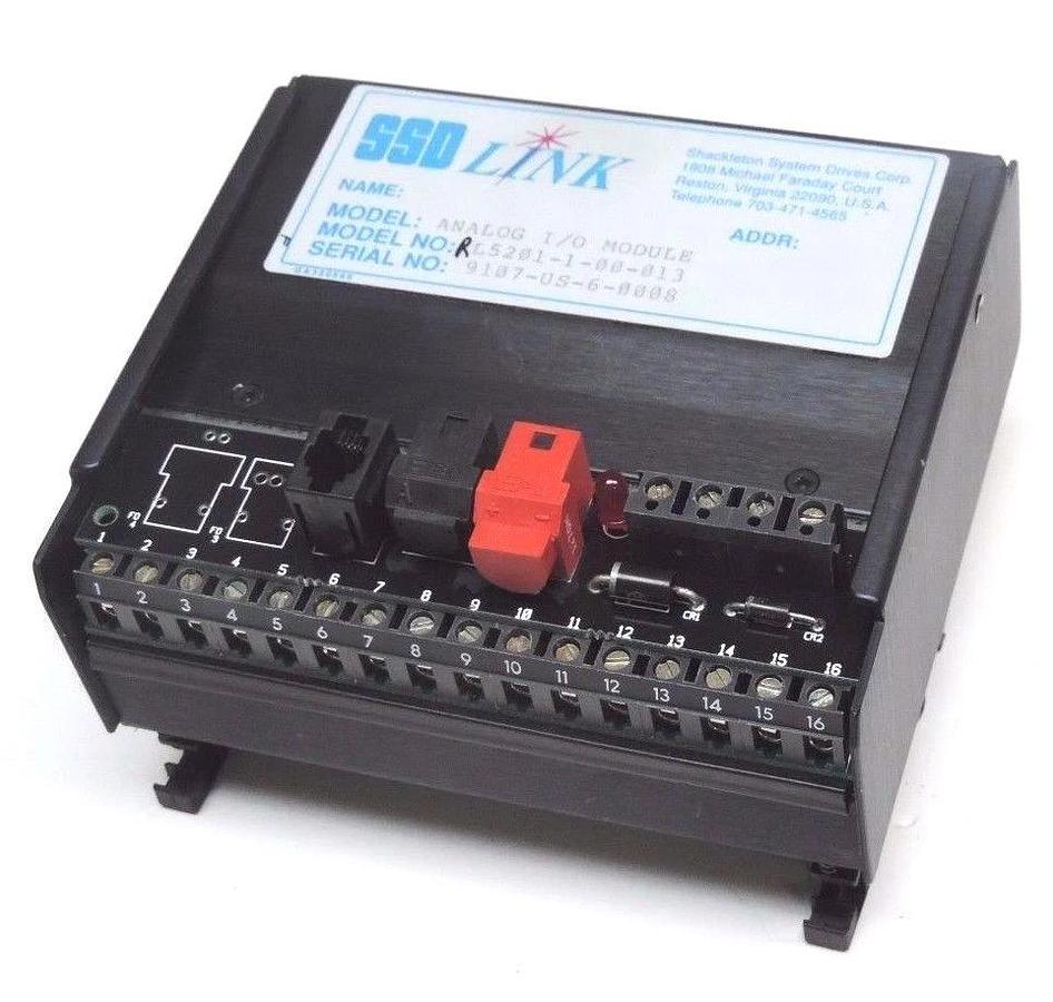 Used SSD LINK RL5201-1-00-013 ANALOG I/O MODULE L5201-1-00-013