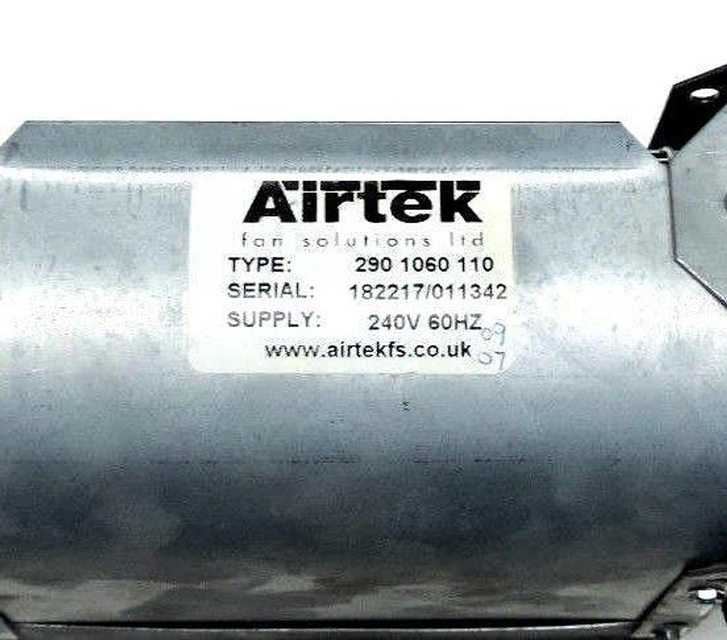 Used AIRTEK 290 1060 110 FAN 240V 60HZ 2901060110