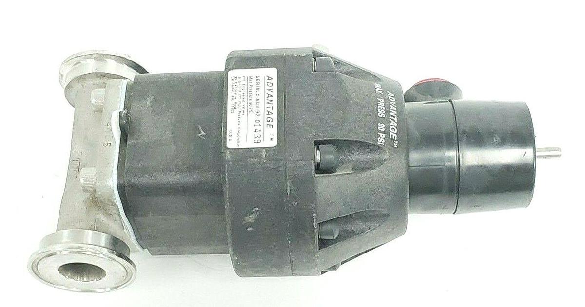 Used ITT ADV-92-01439 ADVANTAGE ACTUATOR 90PSI W/ 1819 1" DIAPHRAGM VALVE 25465 CF3M