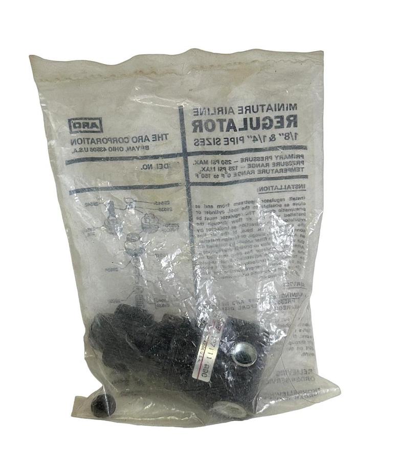Used NEW SEALED ARO 127111-000 / 127111000 MINI AIRLINE PNEUMATIC REGULATOR