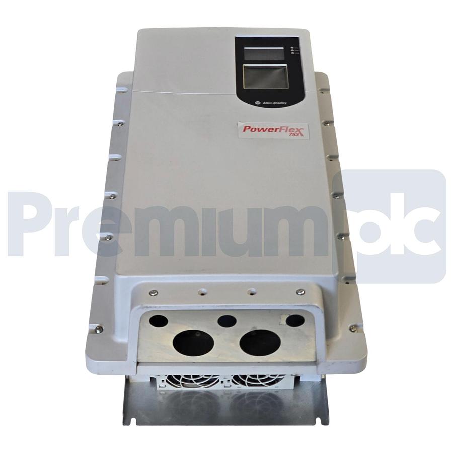 Used Allen Bradley 20F11GD077AA0NNNNN /A PowerFlex 753 AC Drive 480V 60HP NSMP (read)